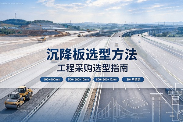 永清沉降板选择方法