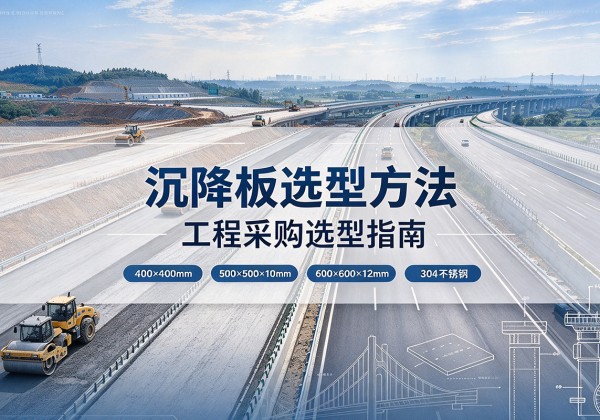 永清沉降板选择方法